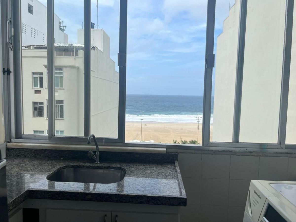 Deslumbrante Vista Mar Na Praia De Copacabana Apartment Rio de Janeiro Luaran gambar